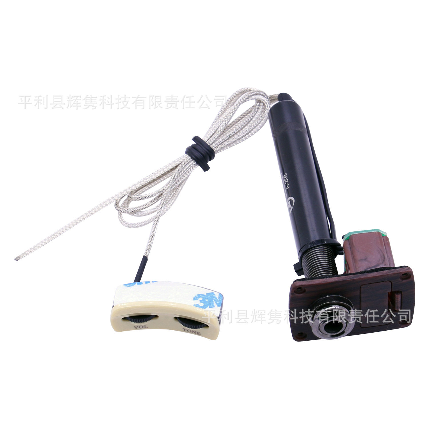 A-208木吉他拾音器古典民谣木吉他尾钉式笔管音孔拾音器厂家直销