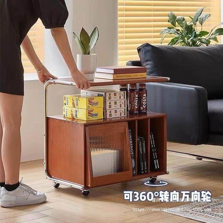 简约杂志柜客厅沙发边柜边几可移动卧室书架置物柜