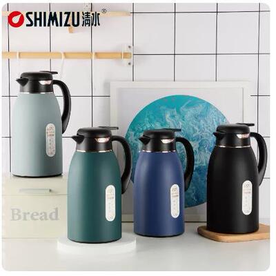 清水SM-1192保温壶家用热水壶保温瓶暖水壶热水瓶红胆真空玻璃壶