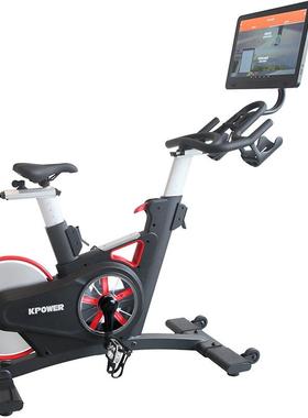 康乐佳K8946P-1健身房智能立式健身车触控大屏动感单车健身器材