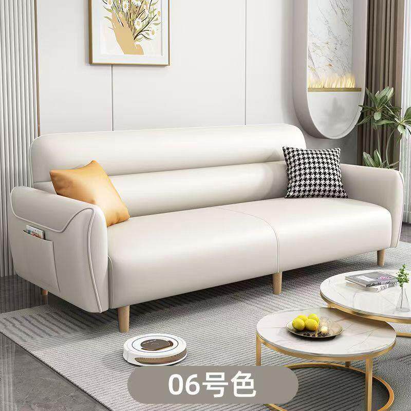 可折叠沙发床多功能小户型两用沙发单人床猫抓皮客厅卧室懒人沙发