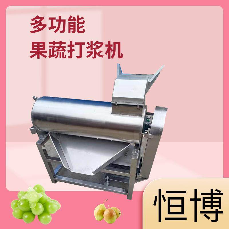 大型芒果去核去皮打浆机商用猕猴桃打浆机工业杨梅去核打浆设备