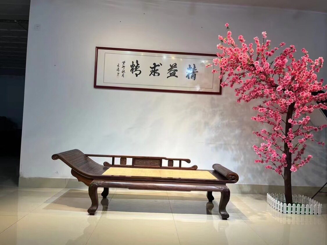 老挝大红酸枝交趾黄檀贵妃床罗汉床床榻清式明式家具