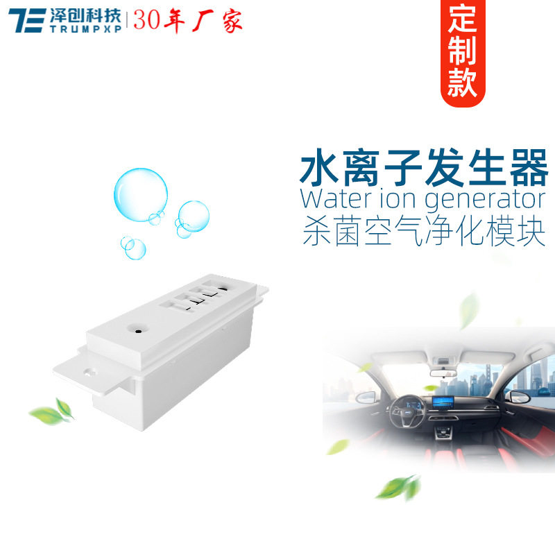 创普TRUMPXP汽车杀菌祛味除臭空气净化DC12V纳米水负氧离子发生器