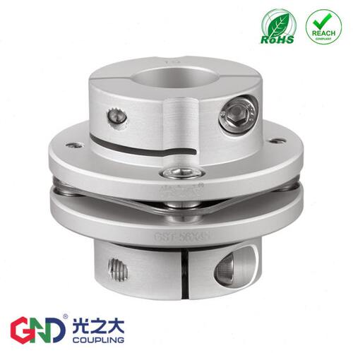 光之大GST法兰铝合金膜片联轴器大扭矩伺服电机高精密弹性连轴器