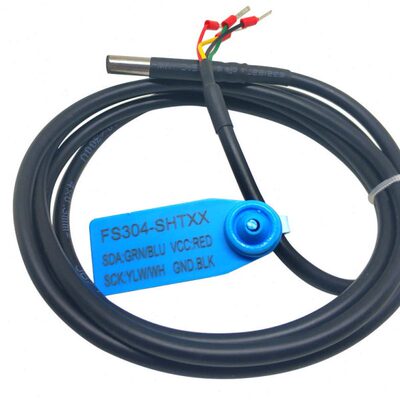 厂家定 制sht30温湿度传感器探头 304不锈钢封装防水型温度探头