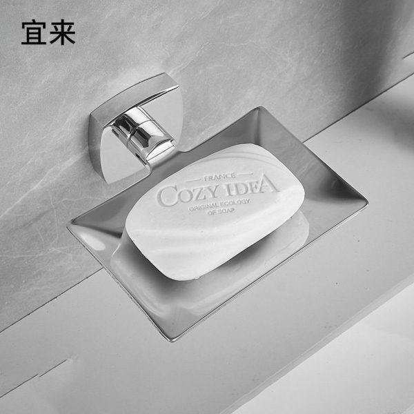 浴室皂盒创意沥水不锈钢香皂碟卫生间置物架壁挂式香皂网,家庭/个人清洁工具,皂盒,淘宝优惠券,粉丝福利购,淘宝优惠卷