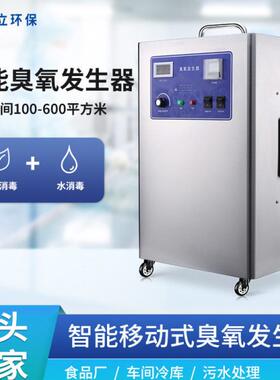 启立移动式臭氧发生器食品厂10克20克杀菌除味车间冷库臭氧消毒机