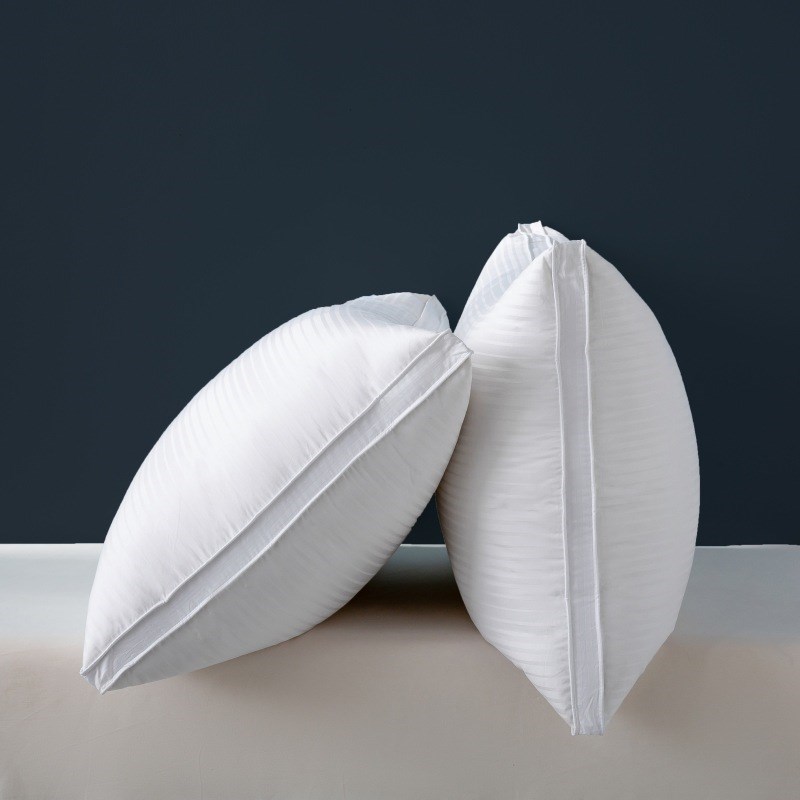 95白鹅绒枕羽绒枕头o五星级酒店民宿家用成人枕芯护颈宾馆全棉枕