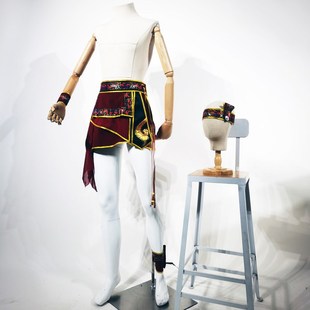 2024新款 打鼓服蹈表演出服民族舞 吉祥傣族男生艺考成人舞蹈服装