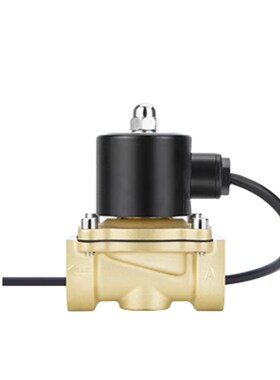 电磁阀水阀220V阀门24V常闭4分 6分D 1寸控制阀2W025-08气阀开关