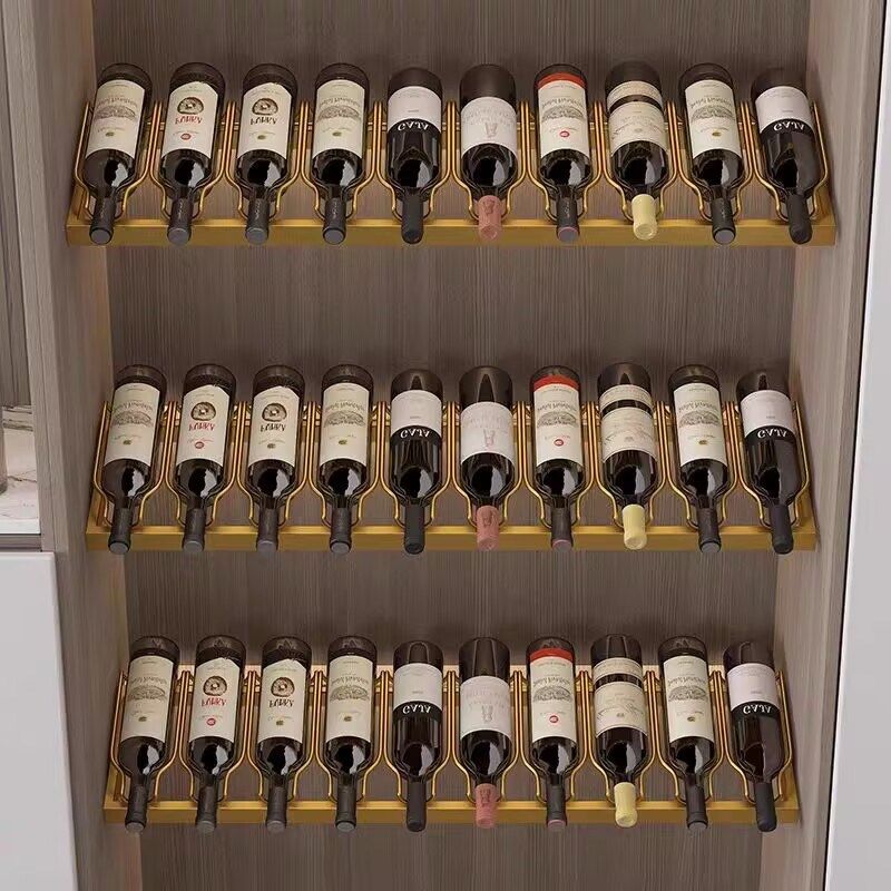 高端红酒柜定做铁艺葡萄酒倒放层架金属摆件悬挂装饰简约酒展示架