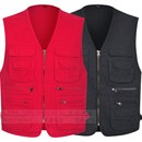 定制定做男纯棉坎肩春p夏秋款 背 可印字印LOGO拉链马甲加肥加工装