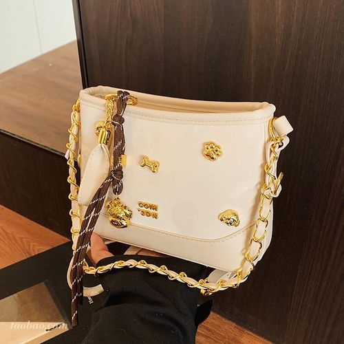 春夏季流行爆款小包包女式2025新款时尚百搭链条斜挎X包超火水桶