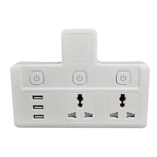 白色英规港式多功能插板ub插座英制港版多孔无线转换器