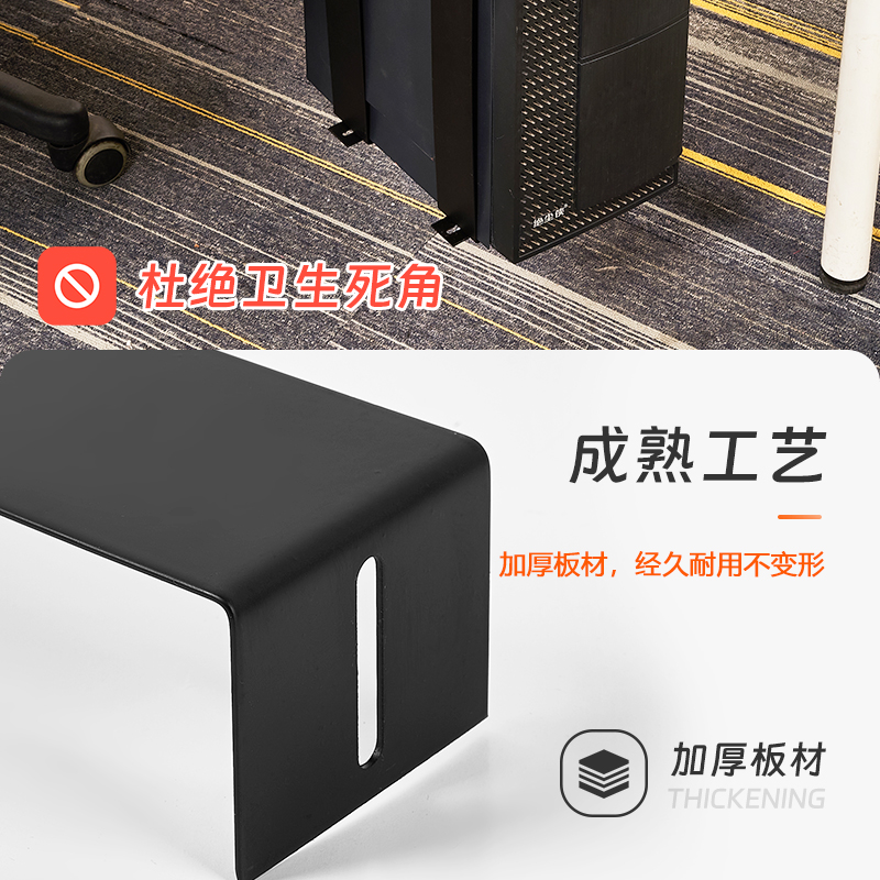 加厚电脑机架悬挂式办公桌下台式机箱托吊架固定支架子壁挂托架