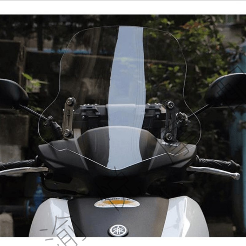 乐行智迈MM专用风挡玻璃改装加高升降护胸挡风板