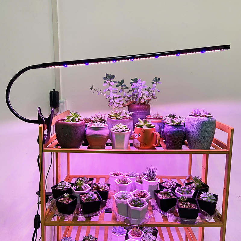 喜浪夹子万向金属软管花架灯管全光谱LED植物生长灯多肉绿植盆栽