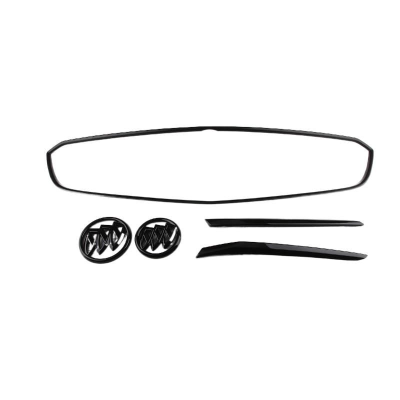 别克新君威中网框装饰专用车标贴飞翼贴改装外饰外观件改装黑横条