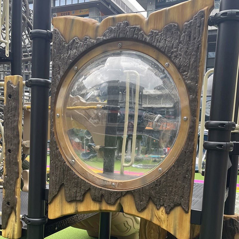 滑滑梯配件圆形盖淘气堡室内外透明镜幼儿园有机玻璃钢罩塑料圈盘