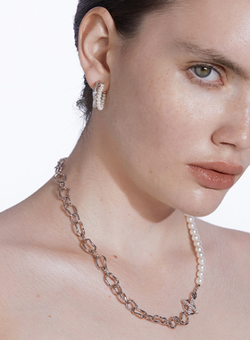 【徐璐推荐】ARSIS不对称珍珠链条拼接项链锁骨链女轻奢徐老师
