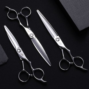 刃尊7寸大切口综合剪专业发型师美发剪刀徒手剪刀理发师专用平剪