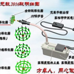 无臭氧耗材家用第六代生态级小粒径高浓度活性负氧离子发生器 新款