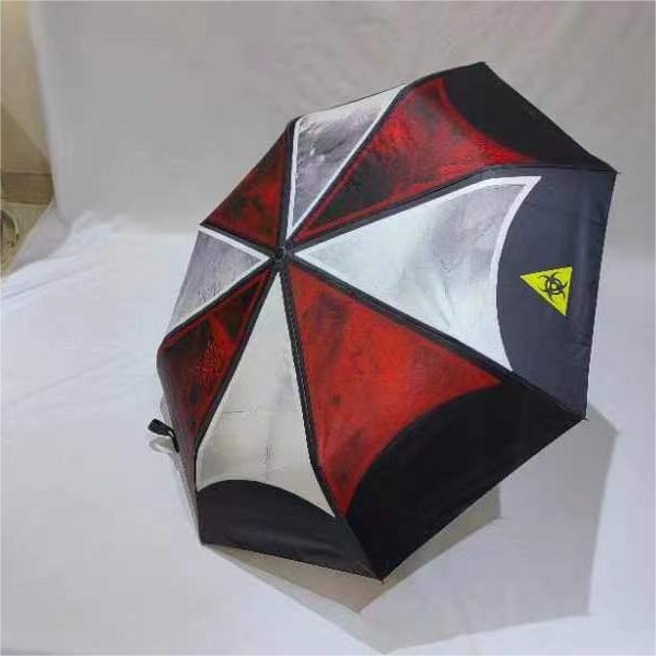 飞恋伞厂生化危机umbrella同款logo晴雨伞遮阳伞遮阳伞黑胶防晒