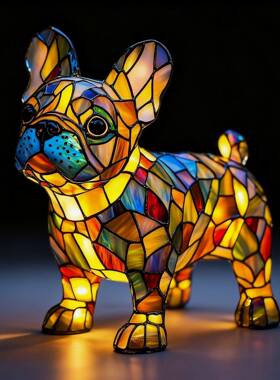 跨境Cat Lamp-Dachshund Lamp-Bigfoot Lamp树脂摆件雕像LED灯