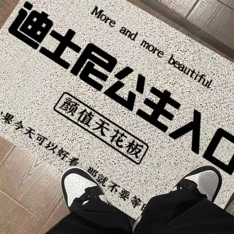 丝圈地垫公主入口刮泥蹭土地垫可裁剪进门防滑垫耐磨地毯厂家直供