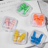 耳塞硅树脂隔音游泳小耳道睡眠橡胶男女防噪音隐藏式 儿童婴儿防水