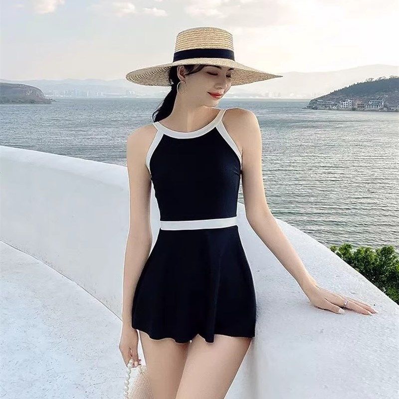 连体泳衣女士款夏202p3年新款裙式平角微胖女孩遮肉显瘦保守泡温,运动/瑜伽/健身/球迷用品,连体泳衣,淘宝优惠券,粉丝福利购,淘宝优惠卷