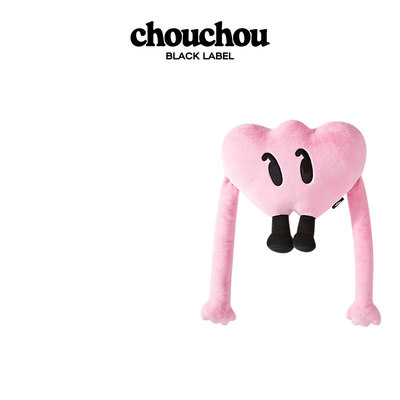 周杰伦官方正版周边周同学黑标CHOUCHOU双心抱枕