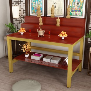 佛龛新中式佛柜立柜藏式三层供佛台佛桌祖先神台供桌香案家用简约