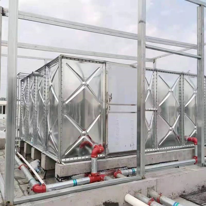 2023304不锈钢n水箱长方形消防水箱生活水箱保温水箱大型水塔蓄水