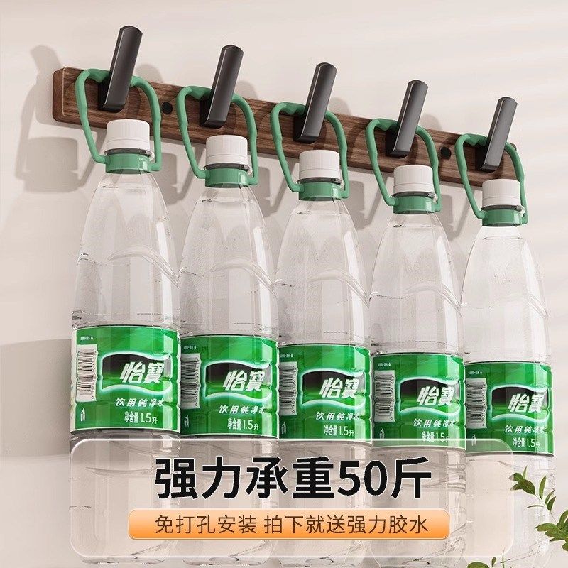 优勤胡桃木挂钩门后壁挂衣帽A钩免打孔固定墙上挂衣钩入户玄关,收纳整理,挂钩/粘钩,淘宝优惠券,粉丝福利购,淘宝优惠卷