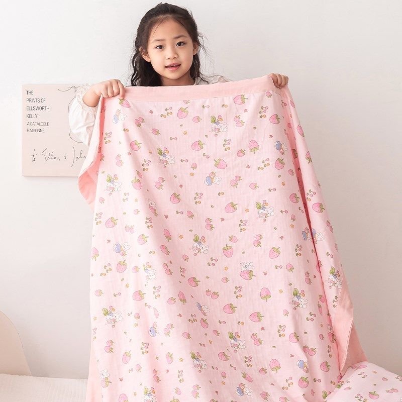 儿童纱布盖c毯夏季毛巾被宝宝婴儿小毯子幼儿园午睡薄夏凉被子,床上用品,休闲毯/毛毯/绒毯,淘宝优惠券,粉丝福利购,淘宝优惠卷