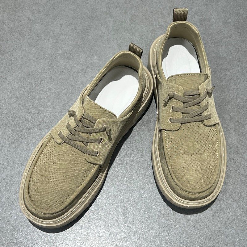 男鞋2025新款布鞋轻s便透气休闲板鞋系带懒人鞋男款软底布面鞋,流行男鞋,休闲板鞋,淘宝优惠券,粉丝福利购,淘宝优惠卷