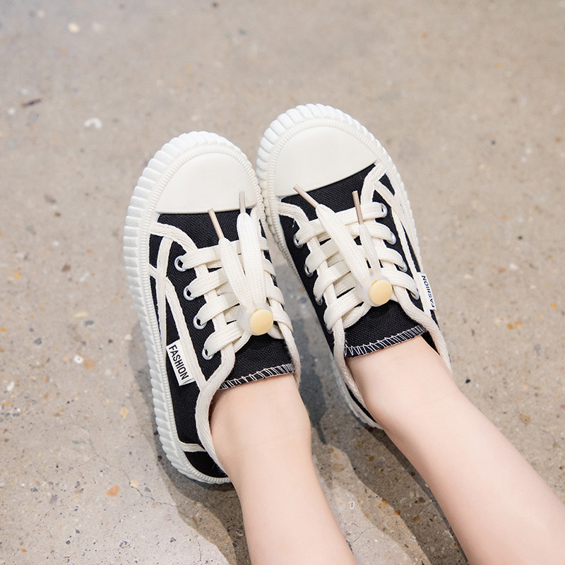 偏小码帆布c鞋女313233小号女鞋子33- 34厚底板鞋小脚女孩布鞋单,女鞋,帆布鞋,淘宝优惠券,粉丝福利购,淘宝优惠卷