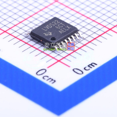 LVDS芯片 SN65LVDS22PW TSSOP-16 TI/德州 电子元件配单全新原装