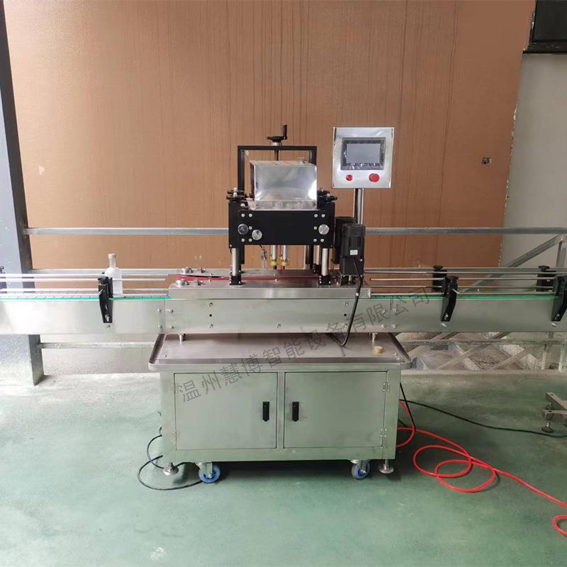 全自动旋盖机洗衣液螺纹盖自动高速拧盖机化妆品塑料瓶封口压盖机