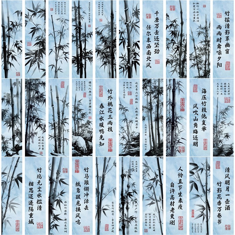 30pcs Retro plant flowetr bookmark Reading pages Annotated b