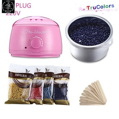 Hot Wax Warmer Heater Machine Hair Removal BeRans Waxing Kit