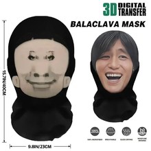 3D CR7 Messi Seamless Mask Fuznny Face Printed Head Scarf Fa