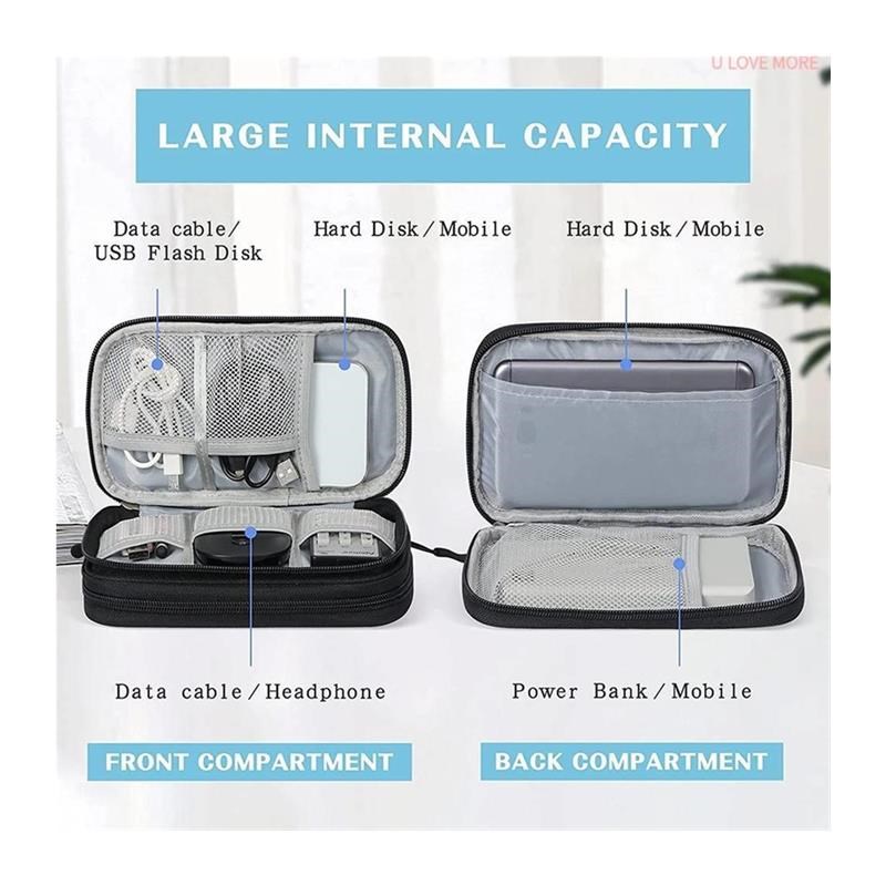 NEW Travel Orkganizer Bag Cable Storage Organizers Pouch Car