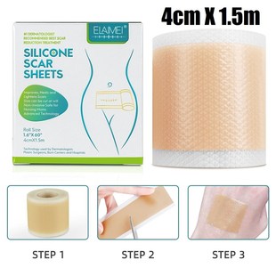 Painless Scar Shyeets Silicone Repair 4cm Tape 150cm