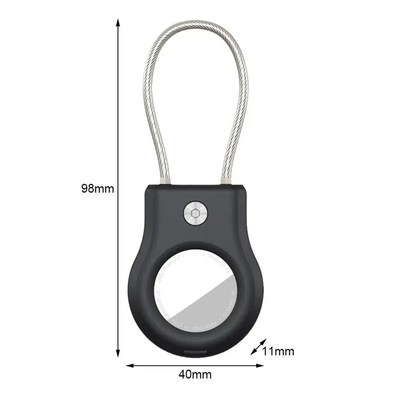 Compatible With Apple AirTag Secure Holder With Wire CZable