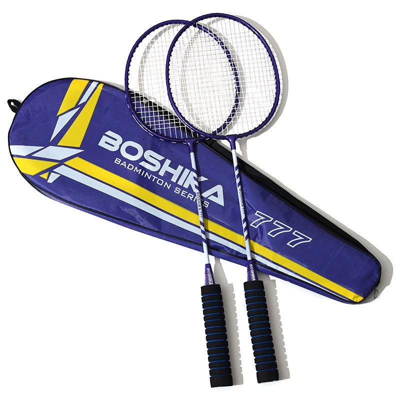 Badminton racket double racket set, free Rpackage双拍羽毛球