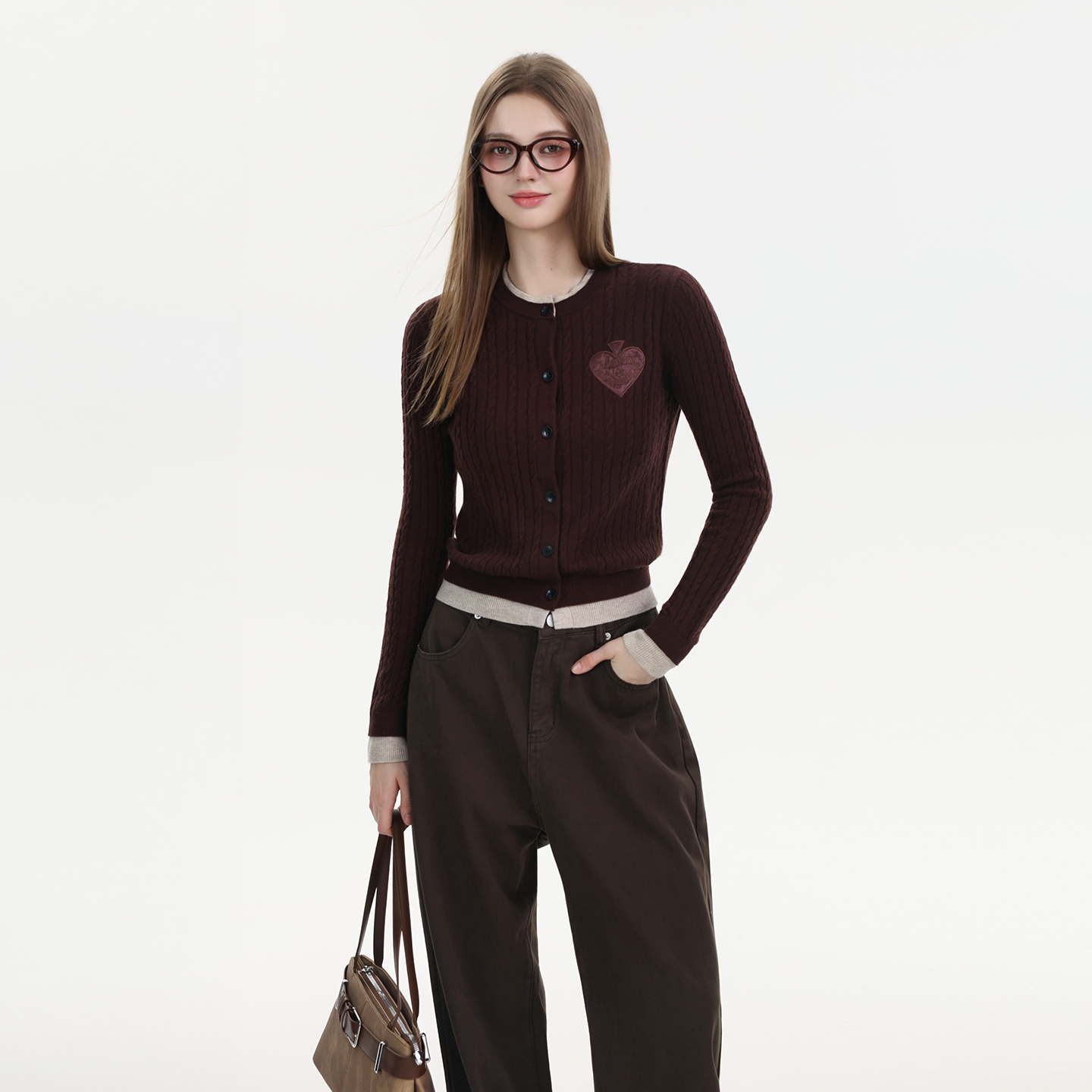 Mardi韩系学院风25秋季新款开衫