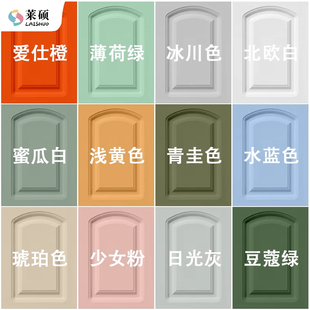 水性木器漆木门翻新换色改造油漆家用自刷涂料卧室门改色专用木漆